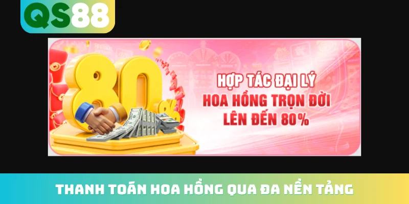 Đại lý QS88 3 Thanh toán hoa hồng qua đa nền tảng